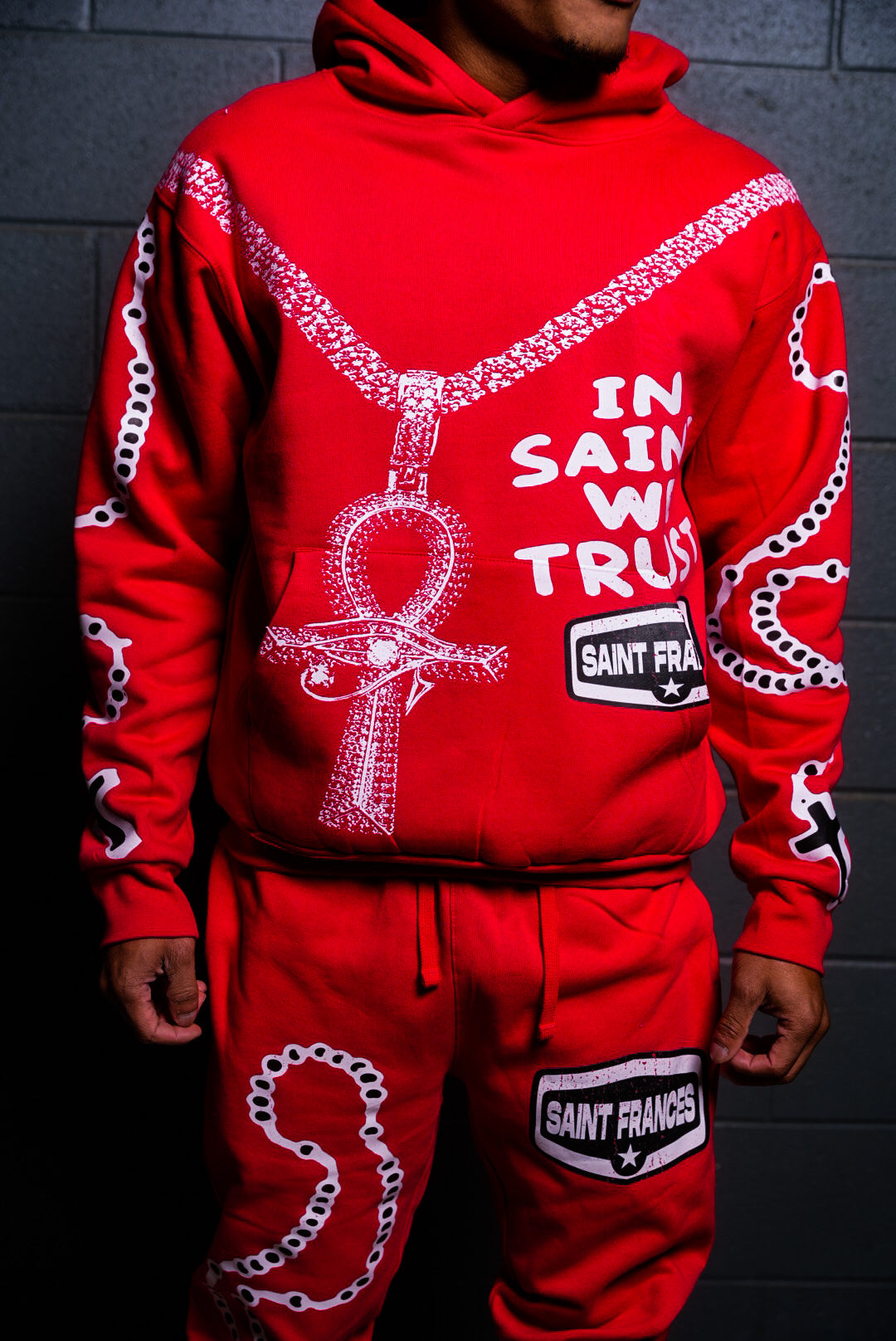 “IN SAINT WE TRUST” hoodie