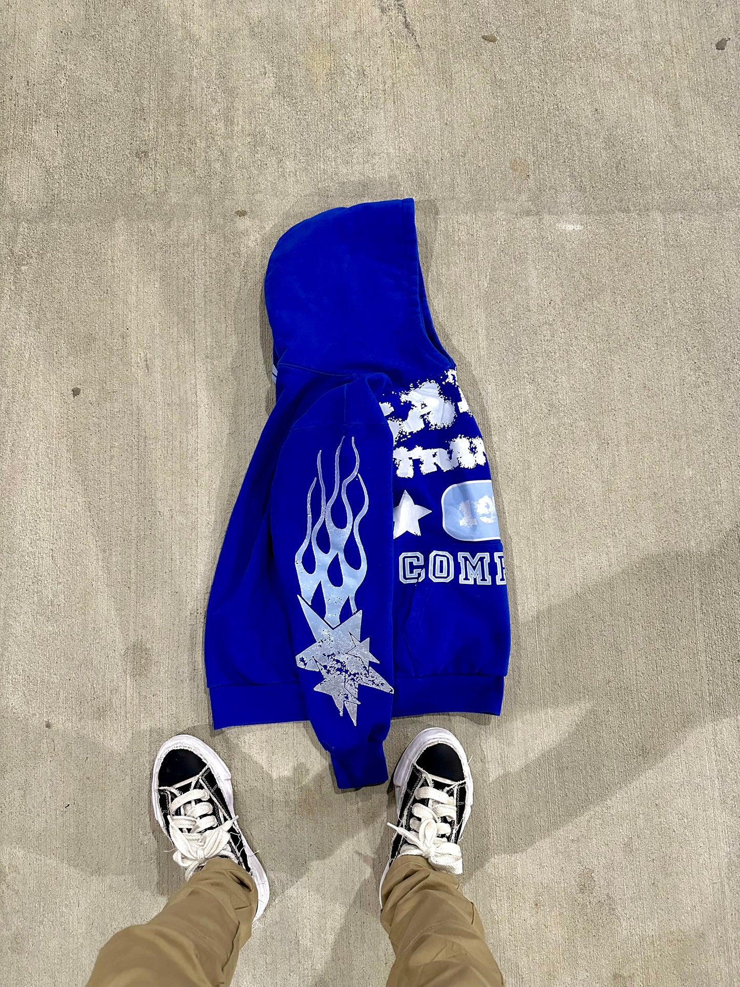 Blue “COMFORTS” Hoodie